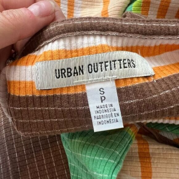 Urban Outfitters Women’s Small Dalton Striped Rib Knit Mini Dress Sold Out Y2K - Picture 5 of 10